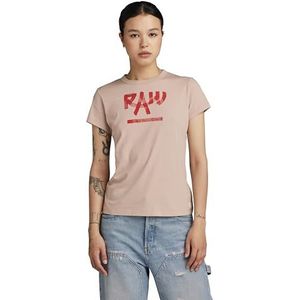 G-STAR RAW Calligraphy Graphic, Beige (Moonlight D24498-d511-g287), XXS