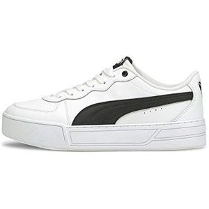 PUMA Dames Skye Sneaker, Puma White Puma Zwart, 38.5 EU