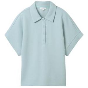 TOM TAILOR Sweatshirt voor dames, 30463 - Dusty Mint Blue, M
