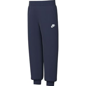 Nike FD3009-410K NSW Club FLC JGGR LBR Sportbroek, uniseks, kinderen, midnight navy/wit, maat S+, Midnight Navy/White, S