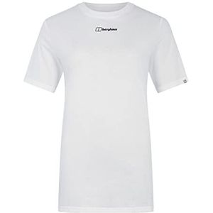 Berghaus Dames Boyfriend Buttermere T-shirt met korte mouwen, puur wit, 18