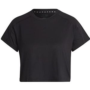 Adidas Dames T-shirt (korte mouw) Tr-Es 3Bar T, Black, HR7789, XL