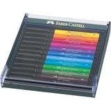 Faber-Castell 267421 - Pitt Artist Pen brush, 12 stuks, Basic