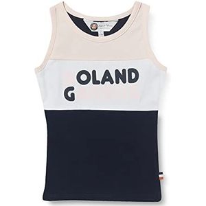 ROLAND GARROS Norane RTSG0120-ROM Tanktop voor kinderen, ronde hals, kleur roze en marineblauw, voor meisjes