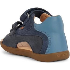 Geox Baby Jongens B Macchia Boy Sandaal, Navy Lt Blue., 24 EU