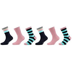 s.Oliver S20712000 - Junior originals meisjes motief sokken 6p, maat 31/34, kleur sky captian, Sky Captian, 31