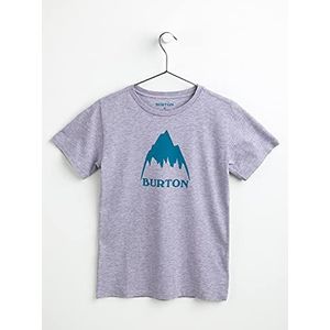 Burton Classic Mountain High T-shirt, uniseks, kinderen, Grijs, 128