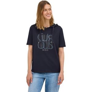 CECIL - Hoodie - Zwart - Katoen-Modaalmix