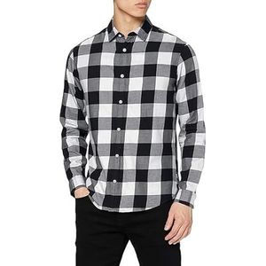 JJEGINGHAM Twill Shirt L/S NOOS PLS, whisper white, 6XL