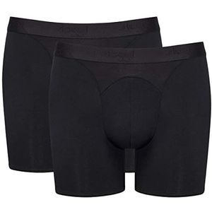 Sloggi Boxershorts voor heren, verpakking van 2 stuks, zwart, XL