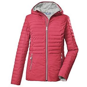 killtec Women's Gewatteerde jas met capuchon/jack in donslook KOS 117 WMN QLTD JCKT, coral pink, 36, 37928-000