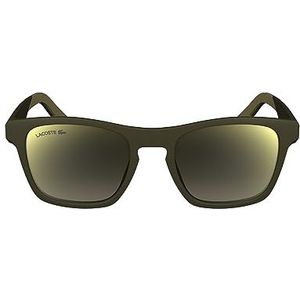 Lacoste Heren L6018S zonnebril, mat bruin, eenheidsmaat, Mat Bruin, One Size