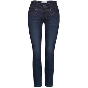 STREET ONE Jeans Slim Fit, Deep Indigo Washed, 34W x 28L