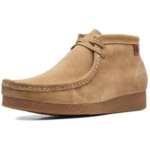 ClarksShacre BootherenChukka-laarsChukkalaarzen,Donker Zand Suede,45 EU Breed
