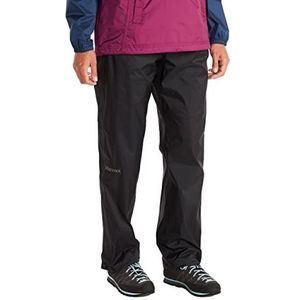 Marmot - Wm's PreCip Eco Full Zip Pant Short - Waterdichte Regenbroek - Zwart - Ademend