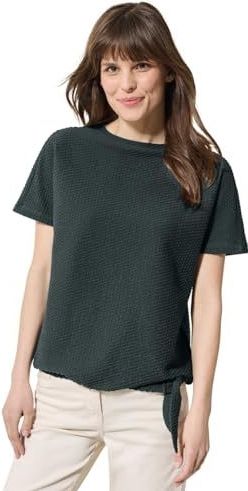 CECIL - Overhemd - Korte Mouwen - Vrouwelijk - Casual - Comfortabele Materiaalmix