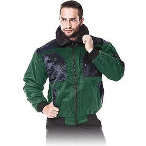 Iceberg_Zbm gevoerde beschermende jas, groen-zwart, maat M