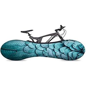 Velo Sock Overdekte fietsenstalling, standaard „Feathers” -ontwerp, ideaal voor 26""-29"" fietsen, 3D-stretch, machinewasbaar