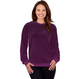 TRIGEMA Nicki-sweatshirt, aubergine, M