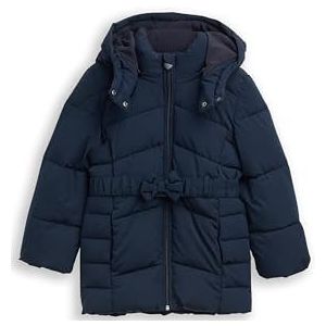 TOM TAILOR - Gewatteerde Jas - Navy - Met Afneembare Capuchon