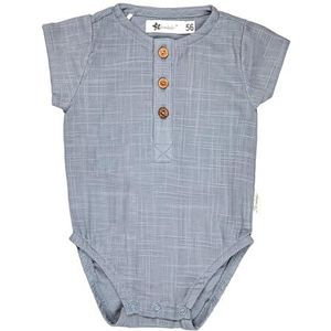 Sterntaler Uniseks babybody van mousseline peuterpyjama's, grijsblauw, 56