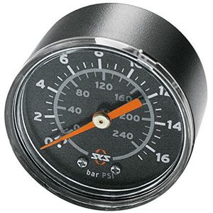 SKS Accessoires Manometer 16 bar R1/4"" racecompressor, zwart, 5 x 5 x 3 cm