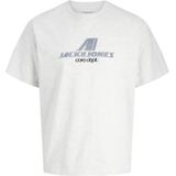 JACK & JONES - Jcotier - T-shirt - Lichtgrijs - Katoen