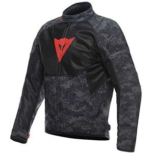 Dainese Ignite Air Tex jas voor heren, grijs/zwart/neonrood, 52