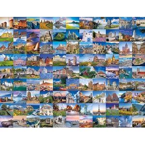 Ravensburger 80487-99 Places in Europa - 2000 stukjes puzzel voor volwassenen en kinderen vanaf 14 jaar [exclusief bij Amazon]