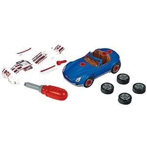 Theo Klein 8010 Hot Wheels-autotuningset | Montagegereedschap: Auto met schroevendraaier en tuningaccessoires | Speelgoed voor kinderen van 3 jaar en ouder