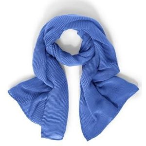 Cecil Dames geplooide sjaal, zeeblauw, A