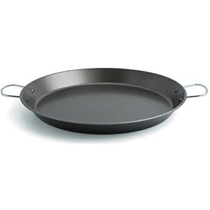 Quid Senia Paella-pan, koolstofstaal, oven en inductie, 42 cm, zwart