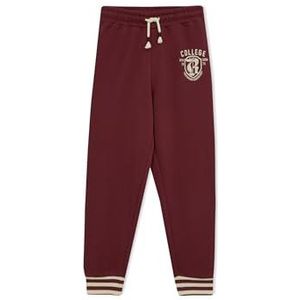 DeFacto Meisjesbroek met gebreide onderkant, bordeaux, 8-9 Jaren