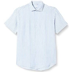 Seidensticker Men's Regular Fit Shirt met korte mouwen, lichtblauw, 38, lichtblauw, 38