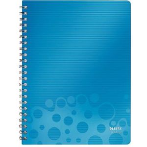 Leitz 45730037 Bebop notitieboek, A4, geruit, blauw