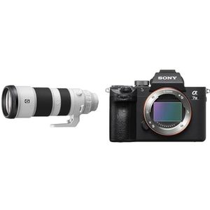 Sony SEL-200600G G Super-Telezoom Lens, 200-600 mm, F5.6-6.3, Wit & Sony Alpha 7M3 volledig formaat digitale camera ILCE-7M3 (24,2 megapixel) zwart