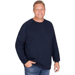 Trigema Sweatshirt voor heren met opgeruwde binnenkant, Donkerblauw, S
