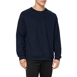 Trigema Sweatshirt voor heren met opgeruwde binnenkant, Donkerblauw, S