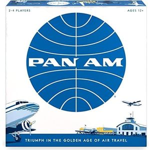 FUNKO GAMES Pan Am, Strategisch Bordspel vanaf 12 Jaar, Engelstalig Gezelschapsspel voor 2 tot 4 Spelers
