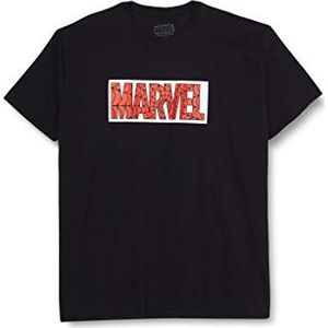 Marvel Web T-shirt voor heren, Zwart, S