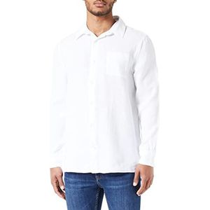 Armor Lux Overhemd, met lange mouwen, comfort, zachte kraag, wit, maat M, Wit., M