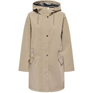 ONLY Onlsia Raincoat Otw, Nerts Zilver, XS Dames, zilveren nerts, XS