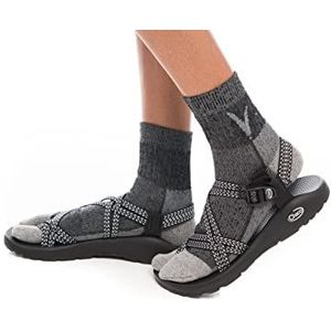 Big Toe V-Toe Wool Warm Flip Flops Tabi Sokken Outdoor Stijlvolle Wandelen Casual Mannen Vrouwen Meisjes Jongens Houtskool Zwart Grijs