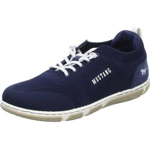 Mustang - 1488-303 Sneakers - Blauw - Bovenmateriaal van Licht Textiel