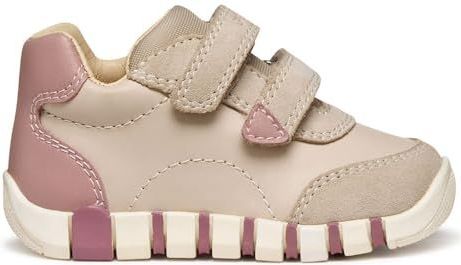 Geox - Iupidoo - Sneakers - Melkachtig Wit en Lichtroze