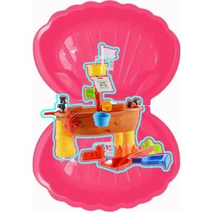 Zandbak zandschelp schelp groot 108x79cm XL, 5 kleuren! (2x roze + speeltafel)