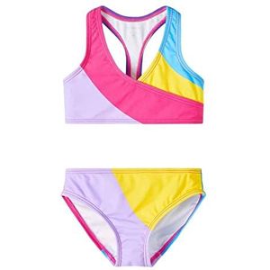 NAME IT Girl's NMFZIMMI Bikini, Pink Yarrow, 86/92, roze yarrow, 86/92 cm