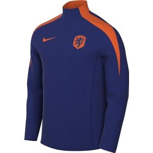 Nike Drilltop Netherlands Dri-Fit ADV Strike Elite Driltk, Deep Royal Blue/Safety Orange, FJ1931-455, XL