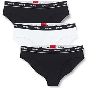 HUGO Triplet Brief Stripe Letter (3 stuks) Dames, Open Miscellaneous970, XS