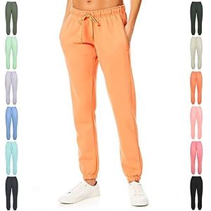 Light & Shade LSLPNT006 Dames Pastel & Brights Loungewear Joggingbroek Joggers Joggingbroek Broekjes Oranje